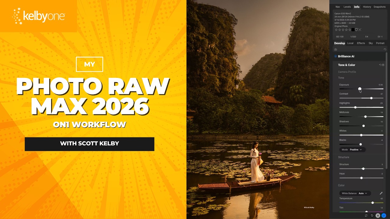 Scott Kelby's ON1 Photo RAW Max Workflow: The Order That Actually Makes Sense