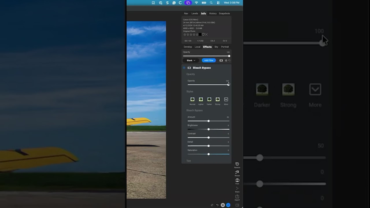 The Bleach Bypass Filter is Still in ON1 Photo RAW MAX — You Just Have to Know Where to Look