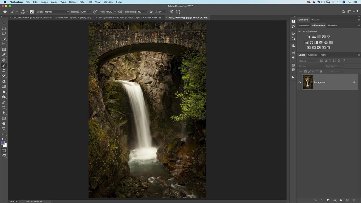 Brush resize using keyboard shortcut on canvas