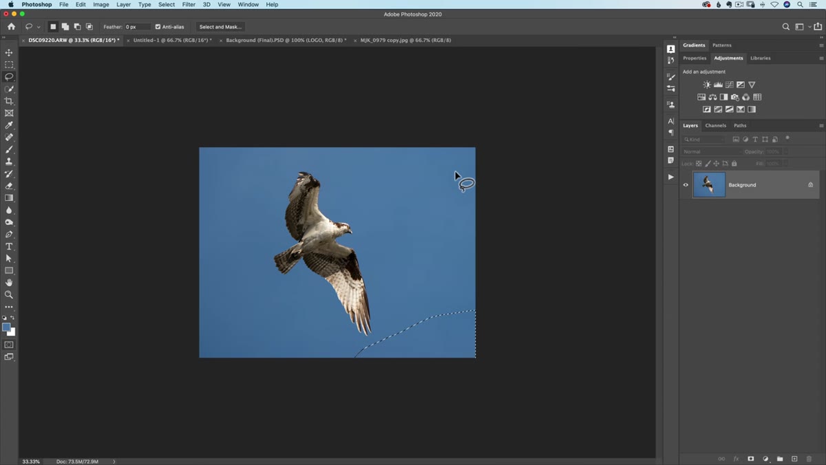 Scrubby zoom being used to zoom in and out fluidly