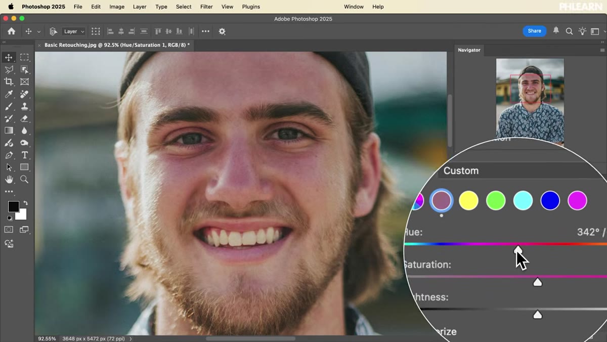 Introduction to retouching techniques and photo compositing projects