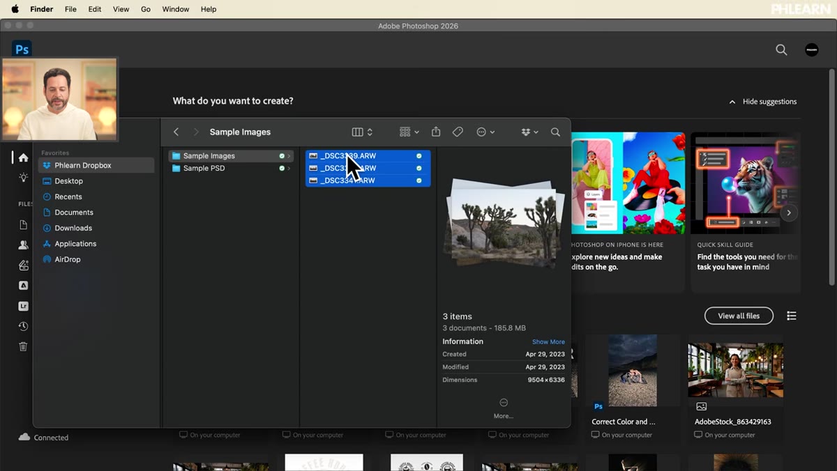 Camera Raw 18 open inside Photoshop 2026 with image loaded
