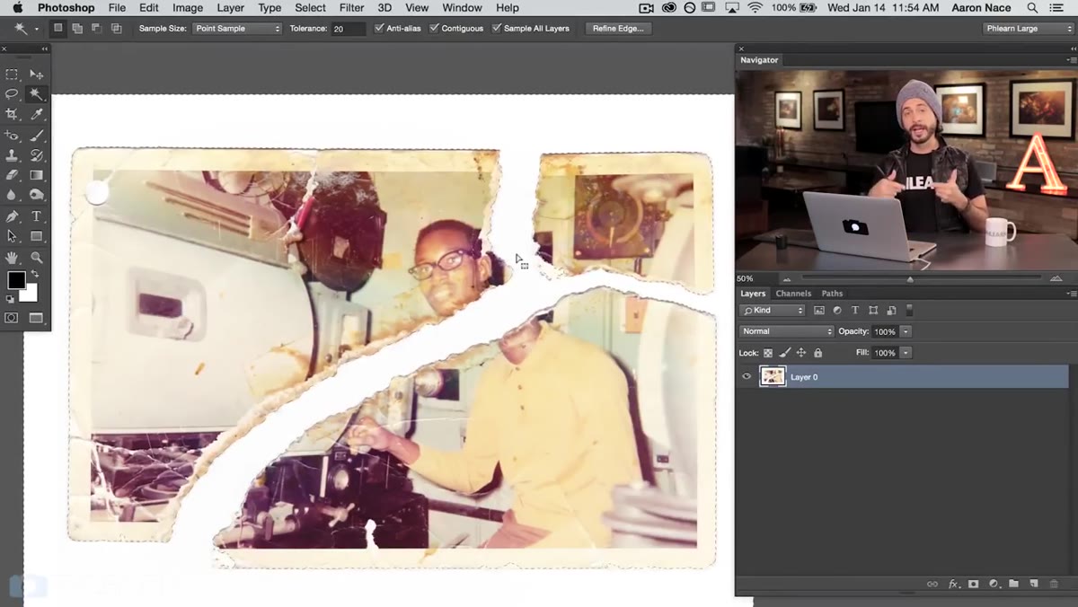 Layers panel showing duplicated pieces on new layer above background