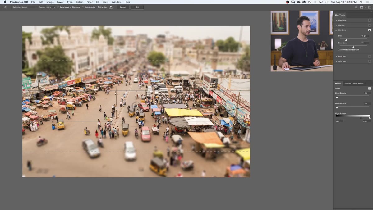 Adding a Hue/Saturation adjustment layer to punch up the colors