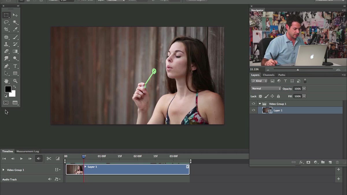Timeline showing clip being trimmed at the start point