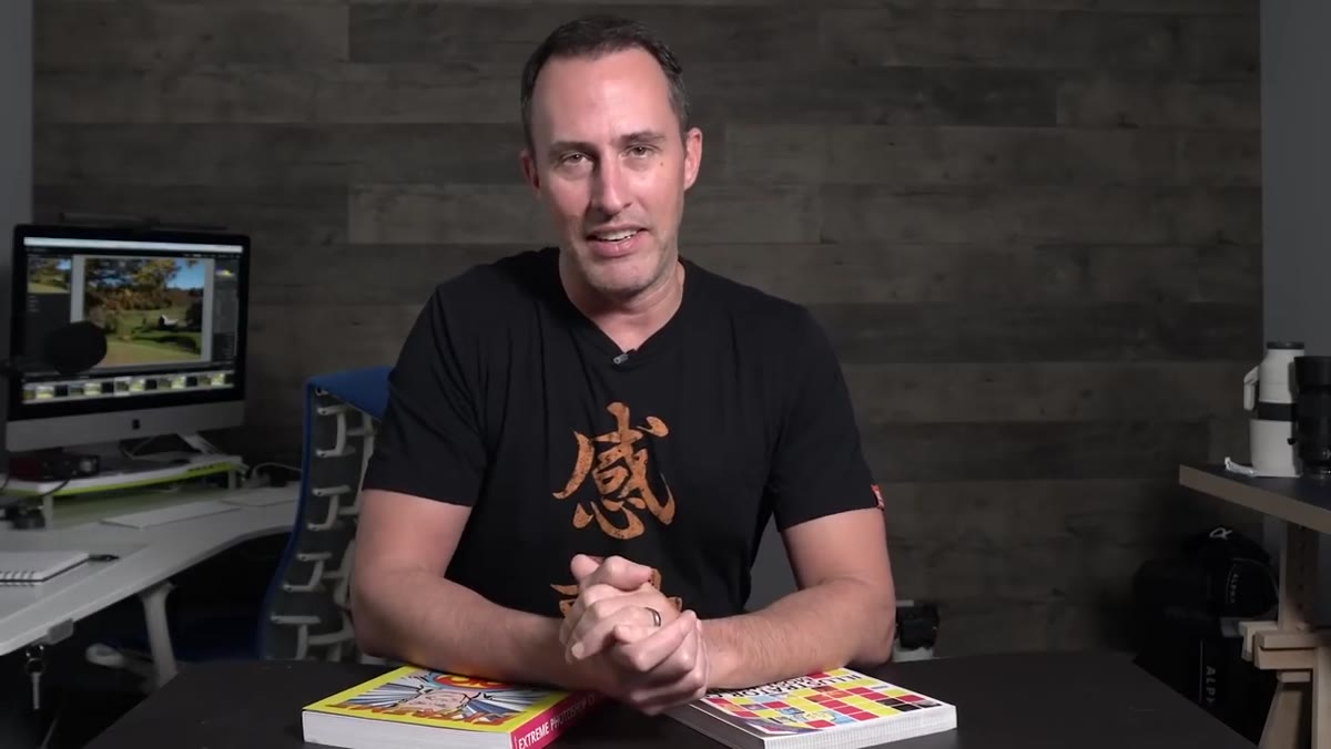 Matt explaining he wanted something to leave with clients