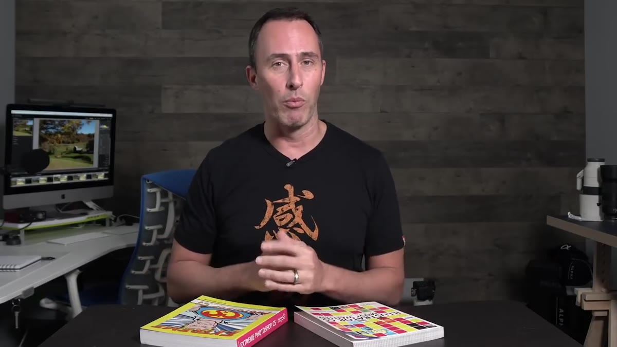 Matt describing laying out brochures at home with no design training