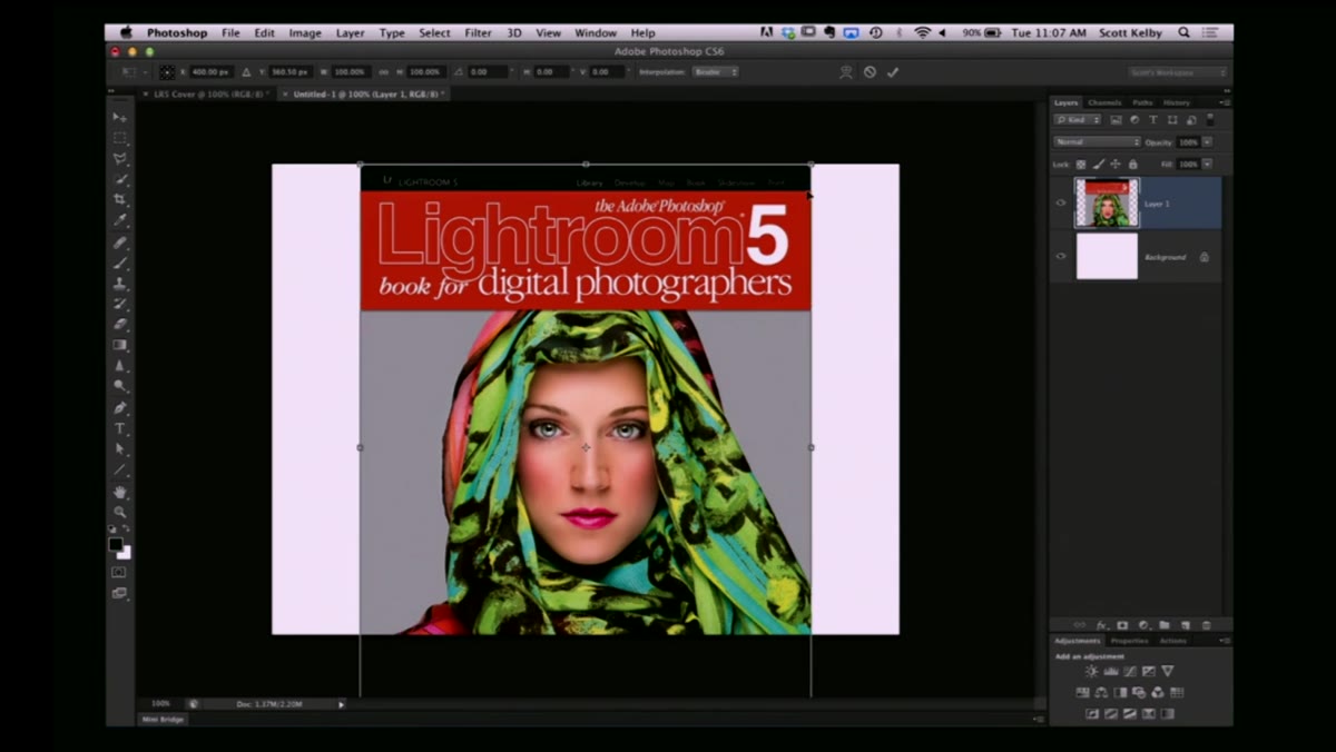 Duplicating the cover layer to create multiple box faces
