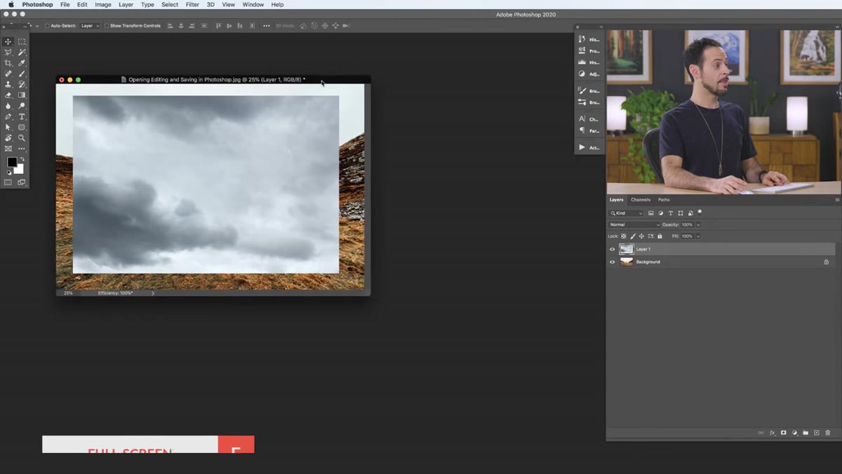 Clicking the X to close the now-unused sky document