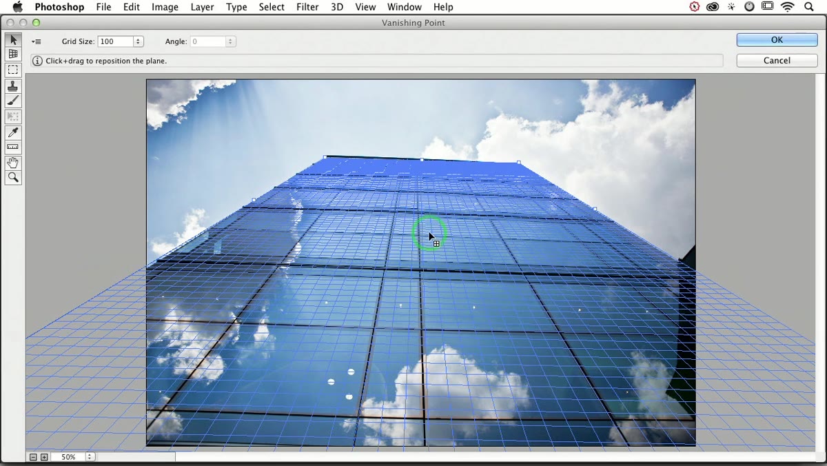 Pasted image appearing flat inside Vanishing Point dialogue
