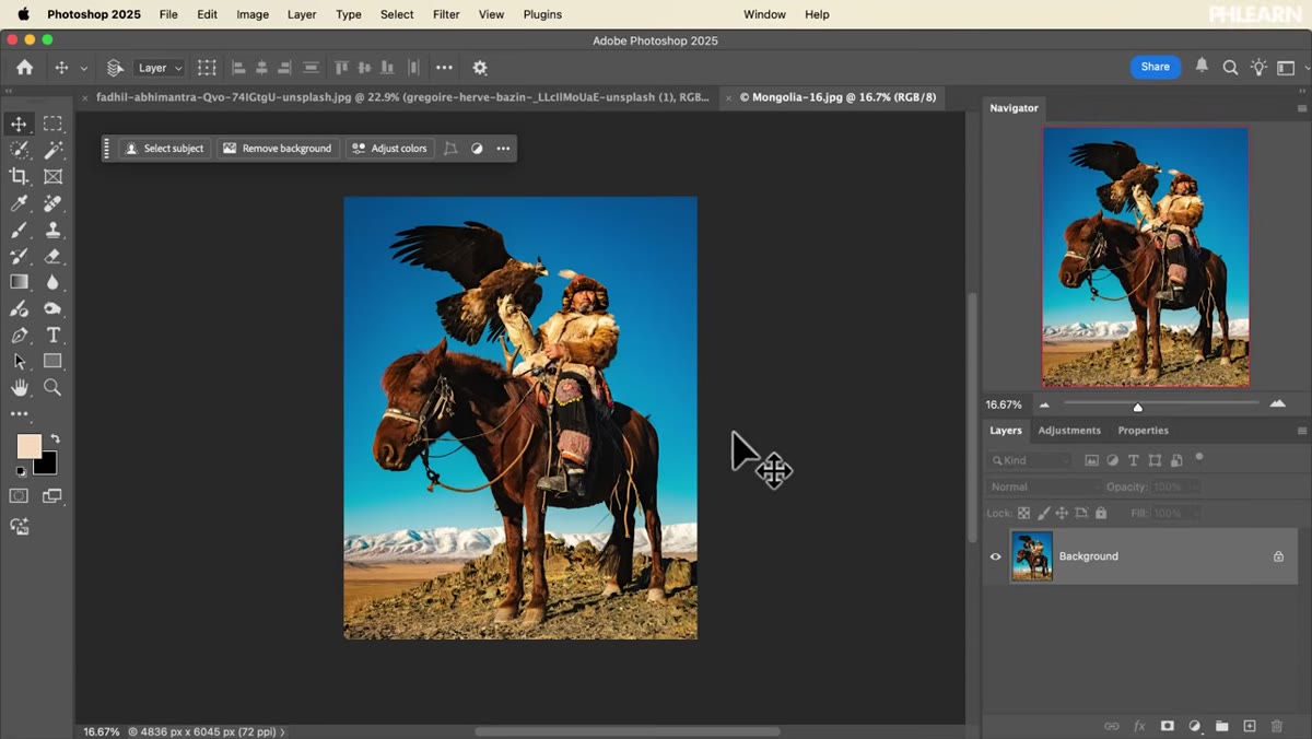 Workflow moving from Lightroom to Photoshop described