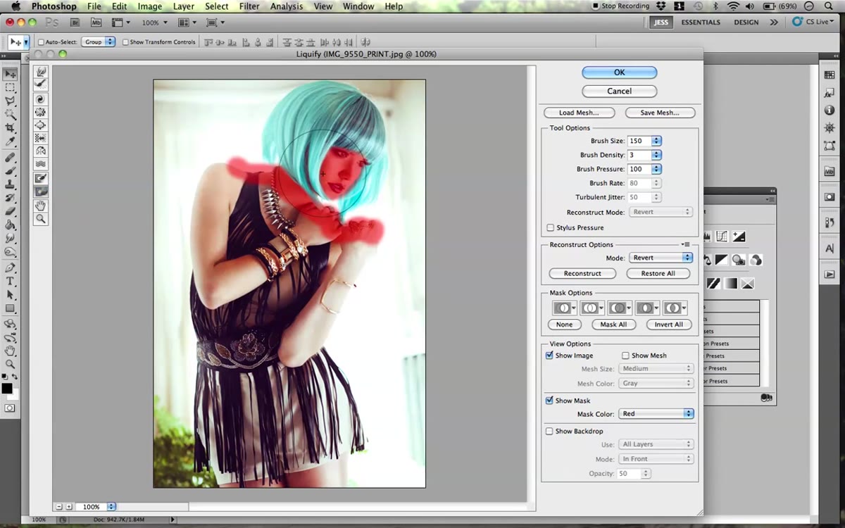 Thaw Mask tool erasing parts of the freeze mask overlay