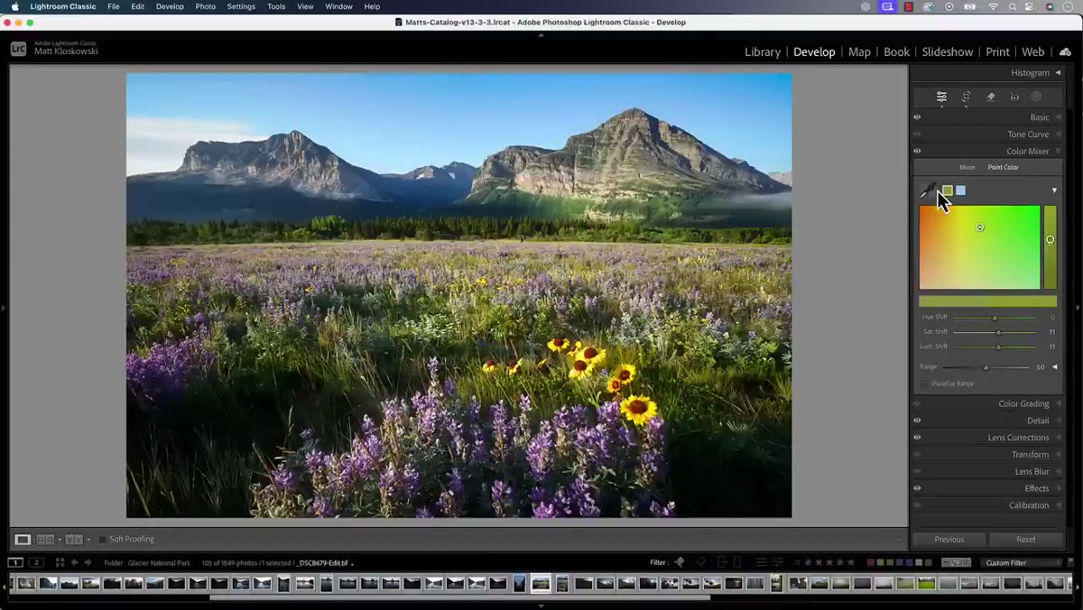 Reference to Lightroom&rsquo;s Point Color panel and masking tools