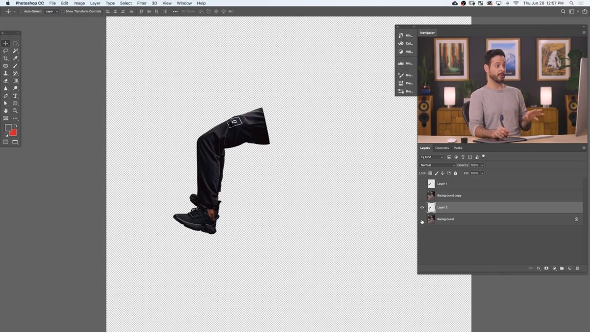 Edit menu open with Puppet Warp highlighted