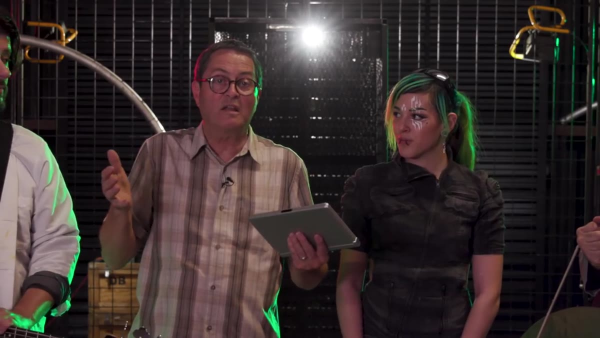 Multiple light sources shown requiring consistent correction across shots