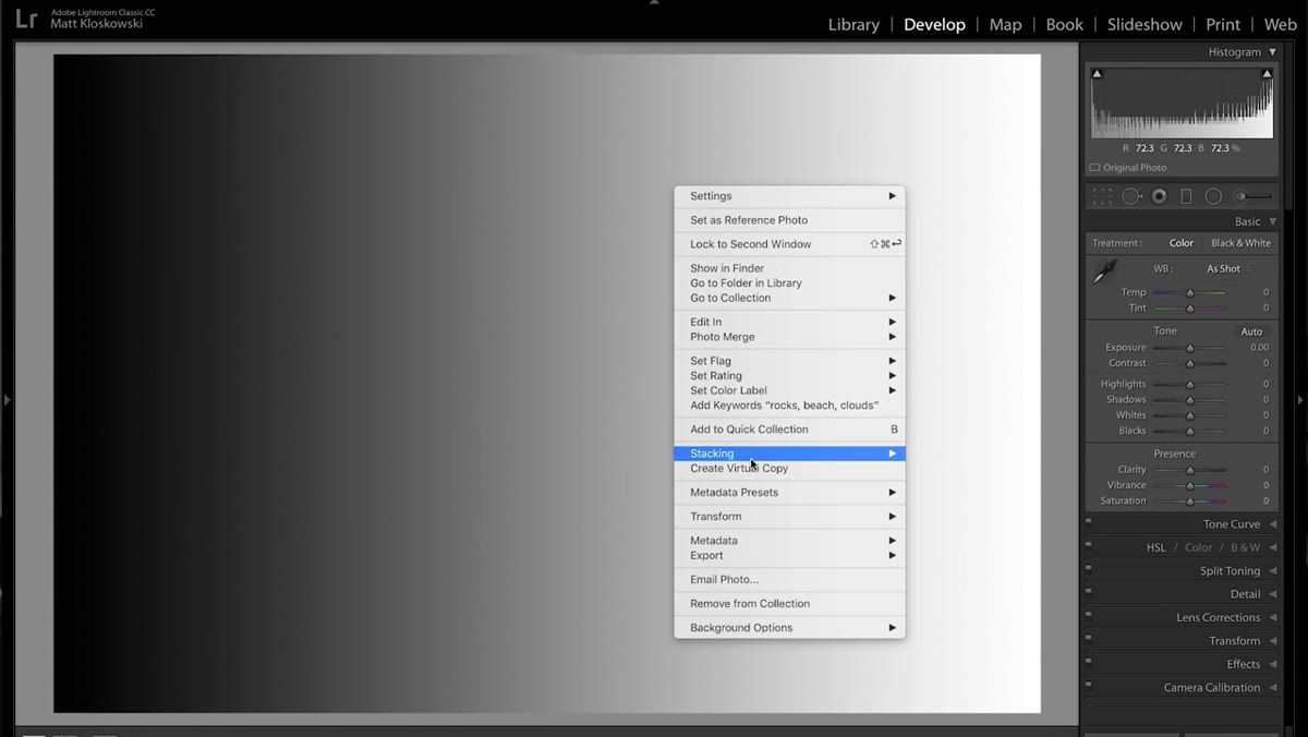 Virtual copy comparison between temperature-warmed and color-swatch versions