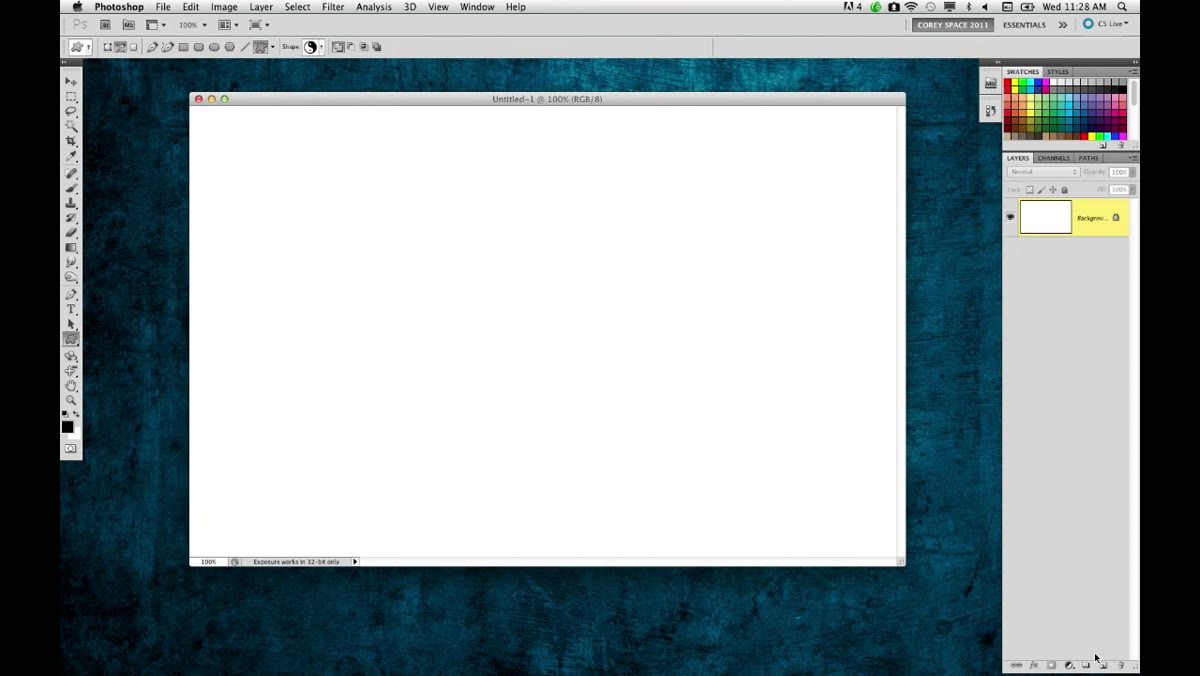 Yin-yang path being drawn on canvas with Shift key held