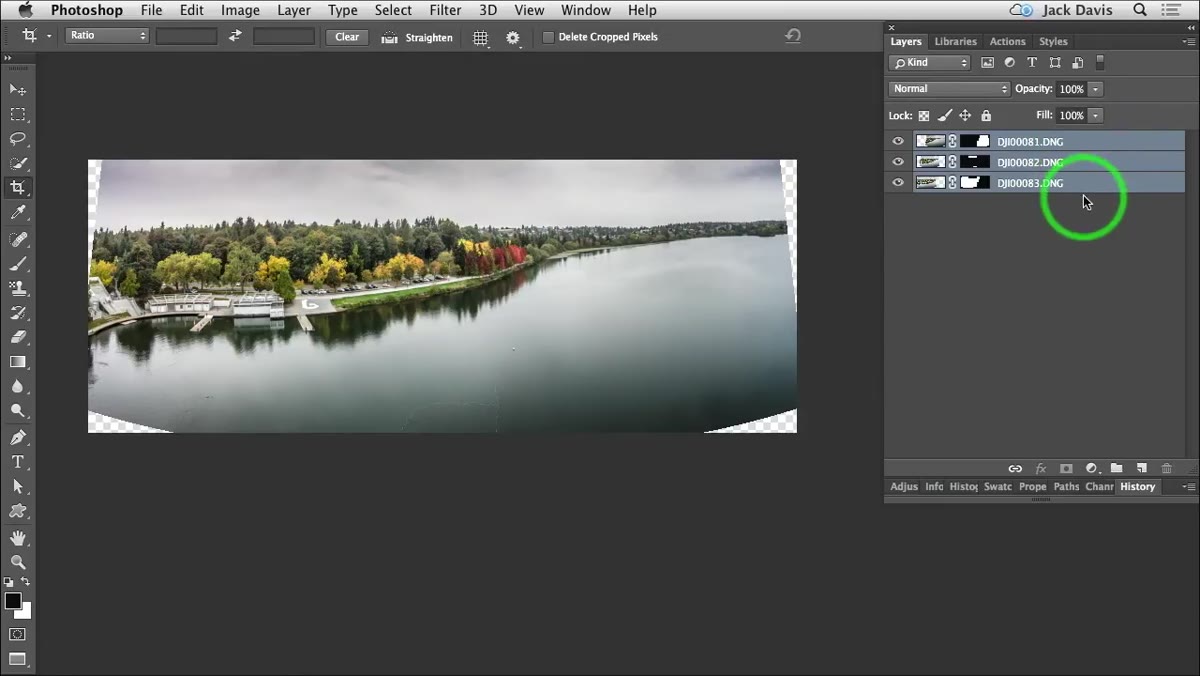 Multiple stitch layers visible in the Layers panel