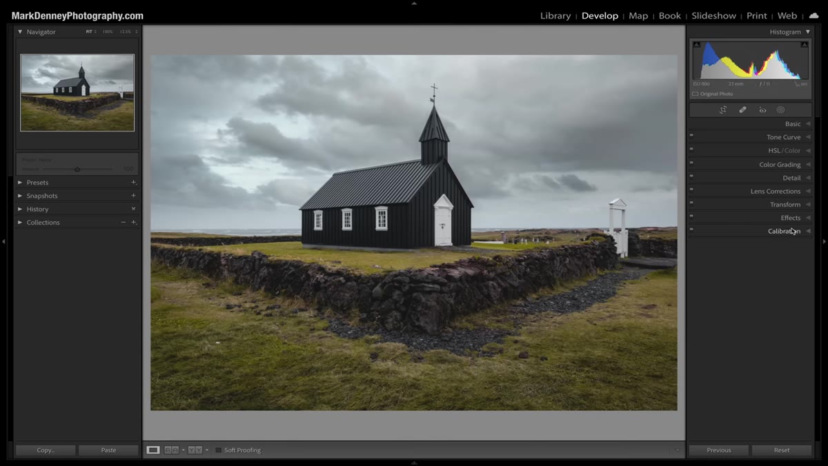 Post Crop Vignette slider in the Effects panel