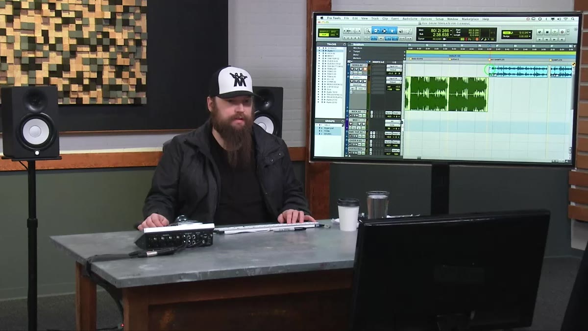 Drum track playing back with no samples loaded